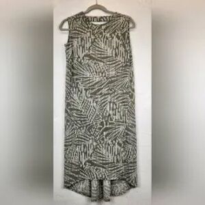 Chicos Travelers Collection Sleeveless Printed Wedge Dress Chicos Size 2 NWT